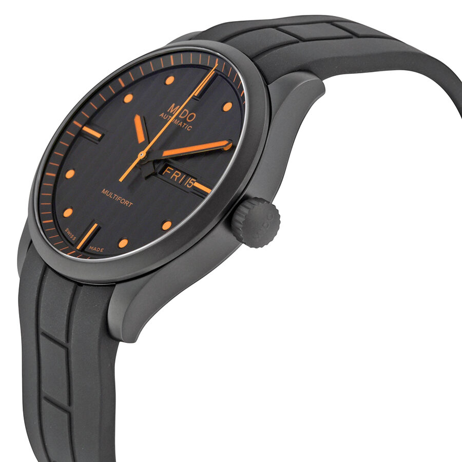 Mido Multifort Automatic Black Dial Men s Watch M0054303705180 M005.430.37.051.80 Watches of America