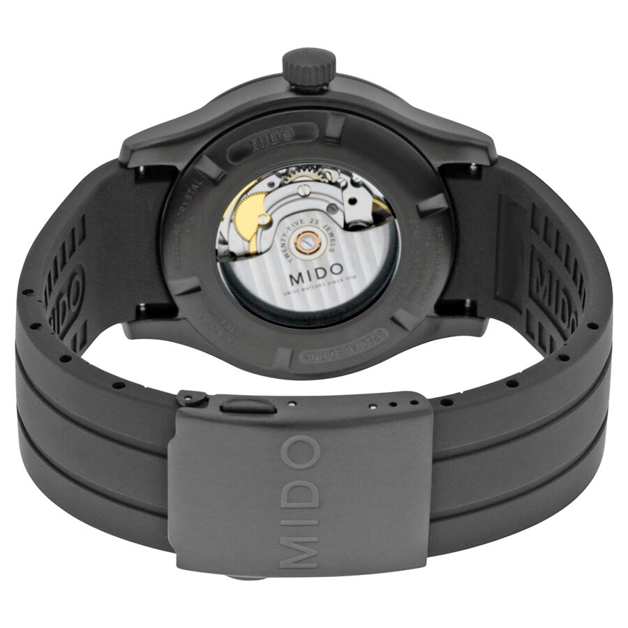 Mido Multifort Automatic Black Dial Men s Watch M0054303705180 M005.430.37.051.80 Watches of America