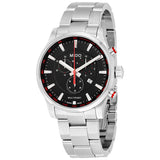 Mido Multifort Chronograph Black Dial Men's Watch #M0054171105100 - Watches of America