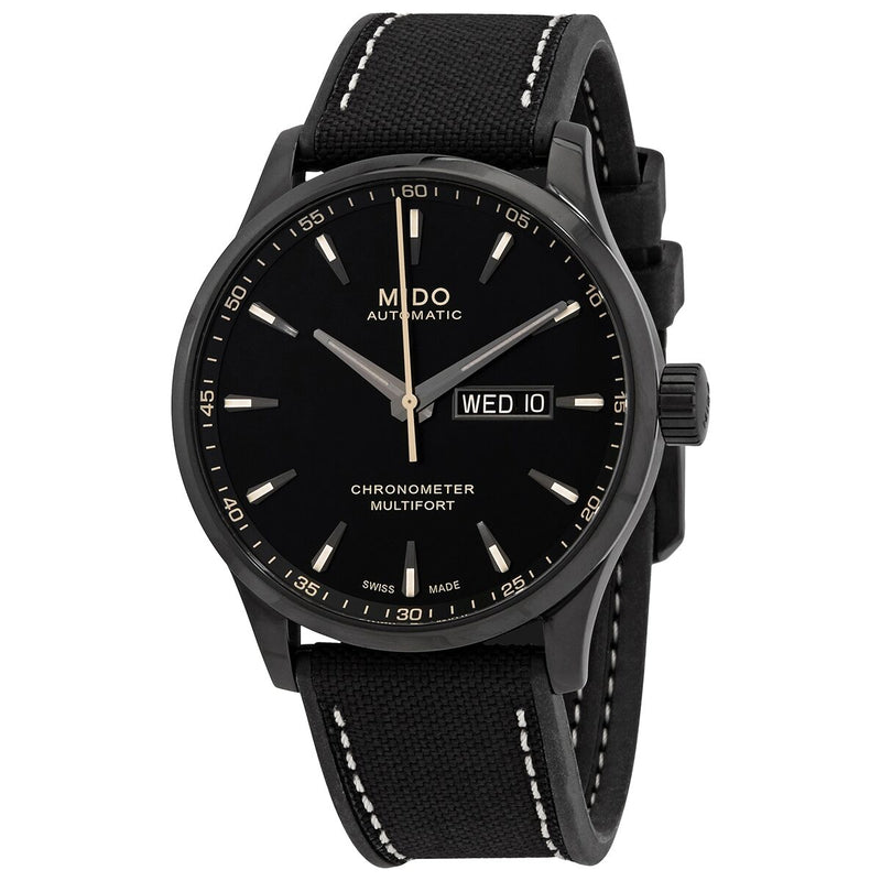 Mido Multifort Chronometer 1 Automatic Black Dial Men's Watch #M038.431.37.051.00 - Watches of America