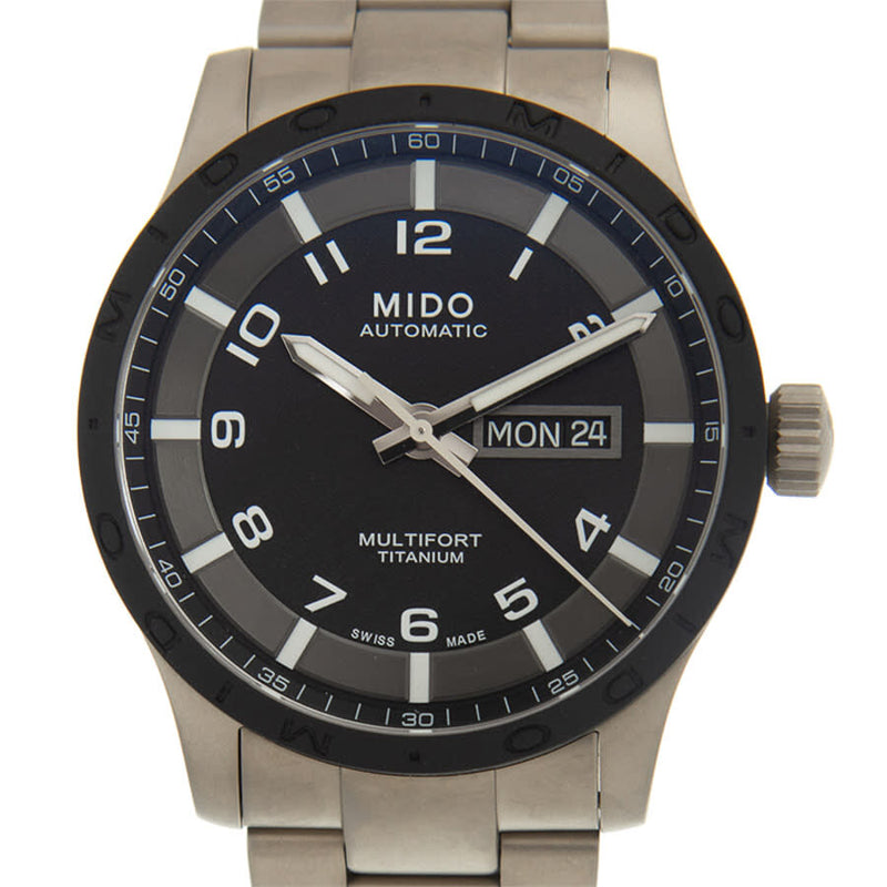 Mido MULTIFORT SERIES Black Dial Unisex Watch #M0184304405200 - Watches of America