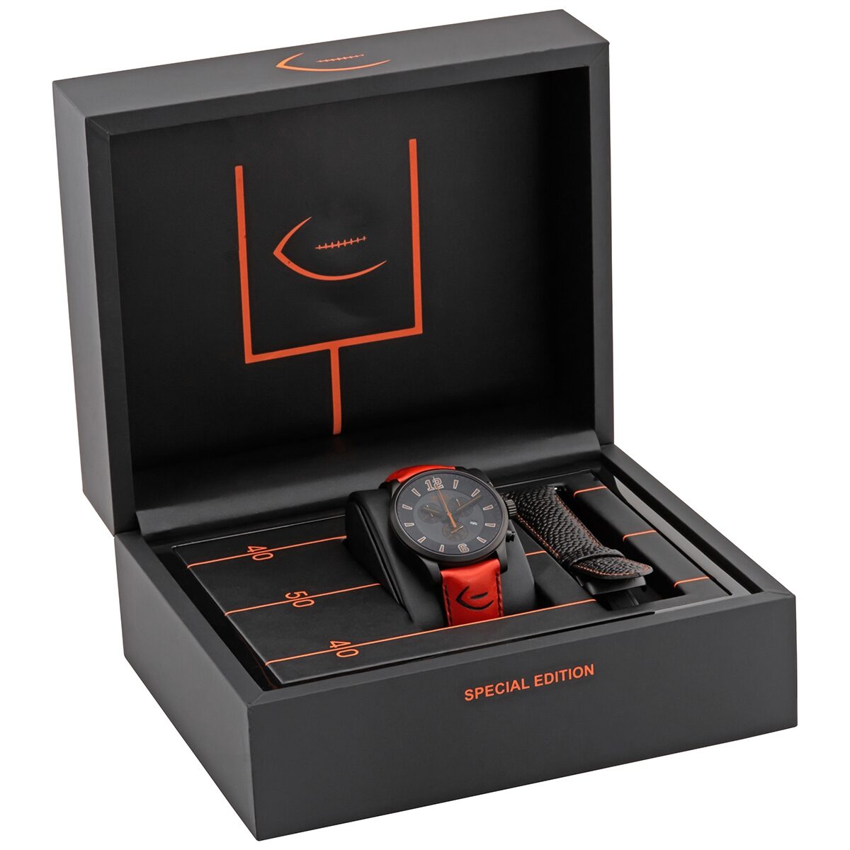 Mido Multifort Touchdown Chronograph Quartz Black Dial Men's