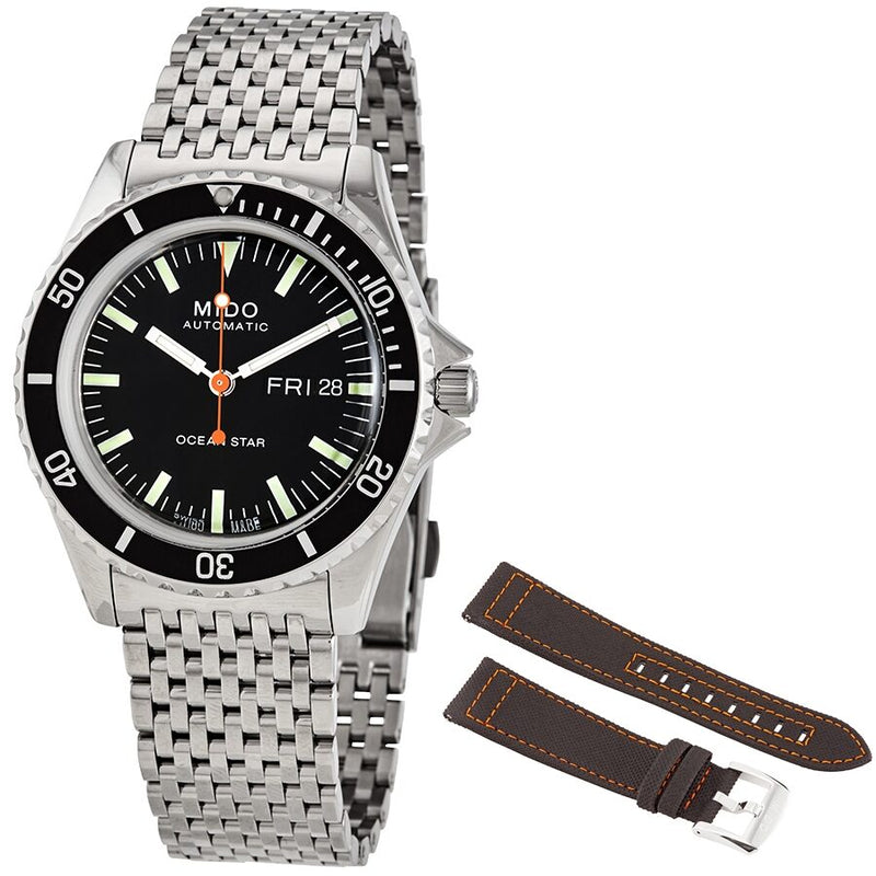 Mido Ocean Star Automatic Black Dial Men's Watch M0268301105100#M026.830.11.051.00 - Watches of America