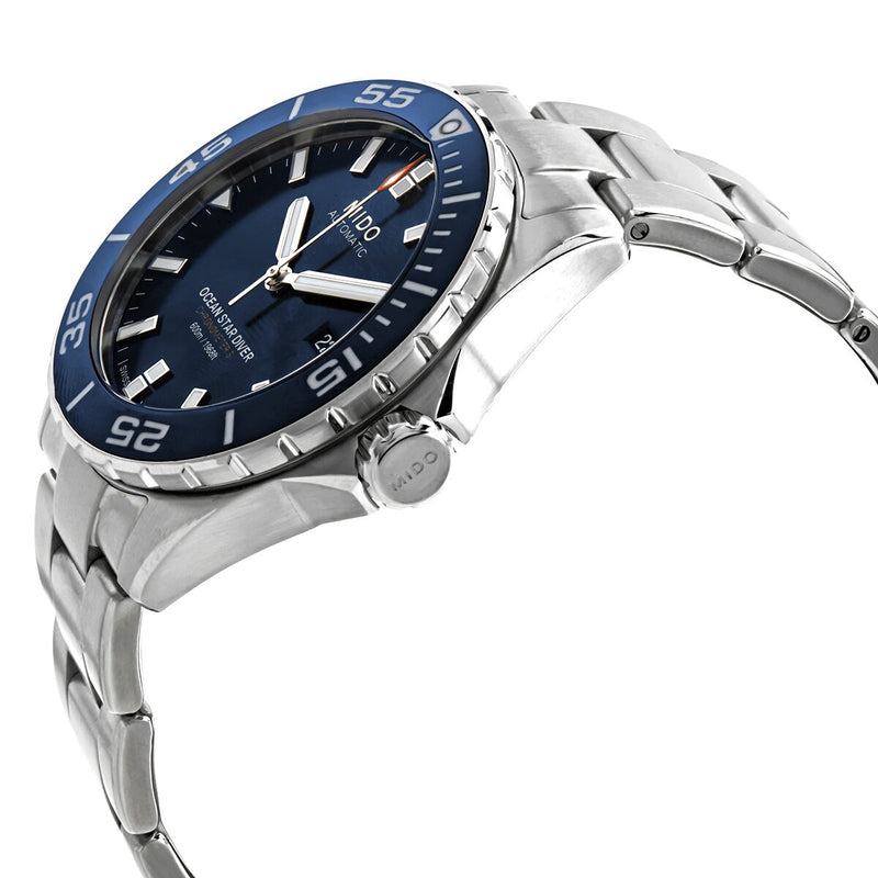 Mido Ocean Star Diver Automatic Blue Dial Men's Watch M0266081104100 #M026.608.11.041.00 - Watches of America #2