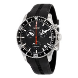 Mido OS Captain Chronograph Black Dial Black Rubber Men's Watch M0114171705122#M011.417.17.051.22 - Watches of America