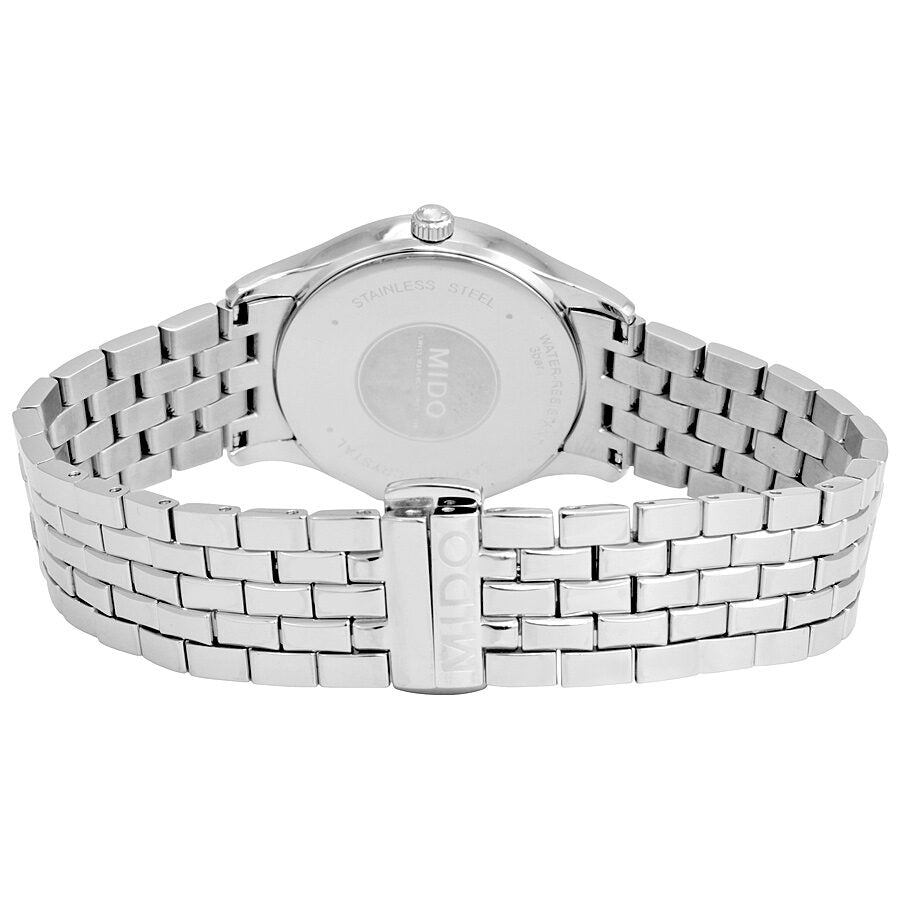 Mido Romantique Mother of Pearl Dial Ladies Stainless Steel Watch