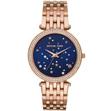 Michael Kors Rose Gold Darci Blue Dial Women's Watch  MK3728 - Watches of America