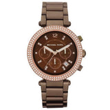 Michael Kors Parker Chronograph Chocolate Ladies Watch  MK5578 - Watches of America