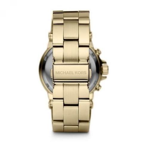 Michael Kors Dylan Chronograph Gold Ladies Watch MK5623 - Watches of America #3