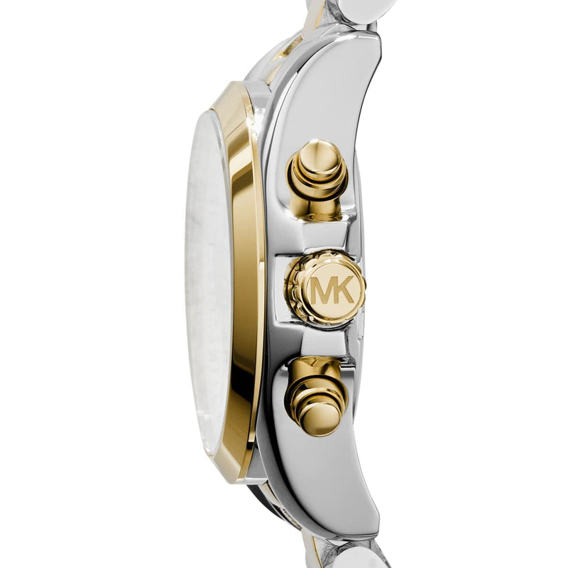 Michael Kors Bradshaw Reloj cronógrafo de dos tonos para mujer MK5974