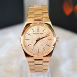 Michael Kors Channing Rose Gold Tone Women's Watch MK6624 - Watches of America #3