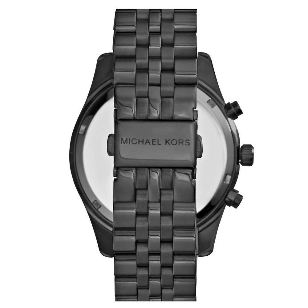 Michael Kors Lexington Gunmetal Grey Steel Chronograph Men's