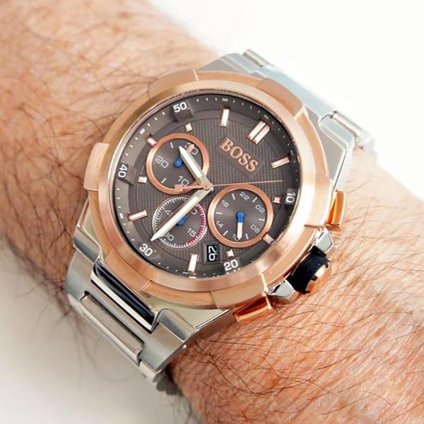 Hugo Boss Supernova Chronograph Grey Dial Men's Watch 1513362 - Watches of America #6