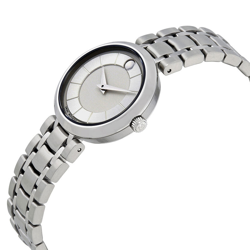 Movado 1881 Silver Dial Stainless Steel Ladies Watch #0607098 - Watches of America #2