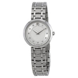Movado 1881 Silver Diamond Dial Ladies Watch #0607097 - Watches of America