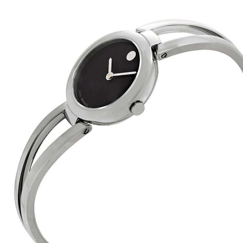Movado Amorosa Black Dial Ladies Watch #0607131 - Watches of America #2