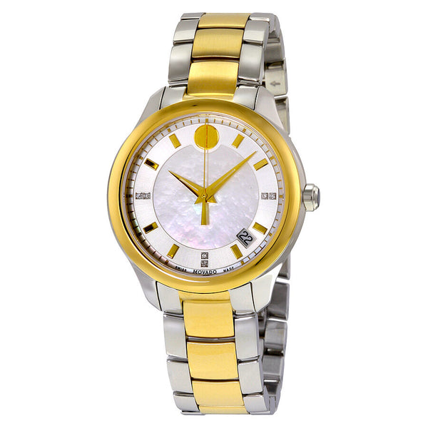Movado Bellina Mother of Pearl Dial Ladies Watch #0606979 - Watches of America