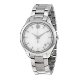 Movado Bellina White Mother of Pearl Dial Ladies Watch #0606978 - Watches of America