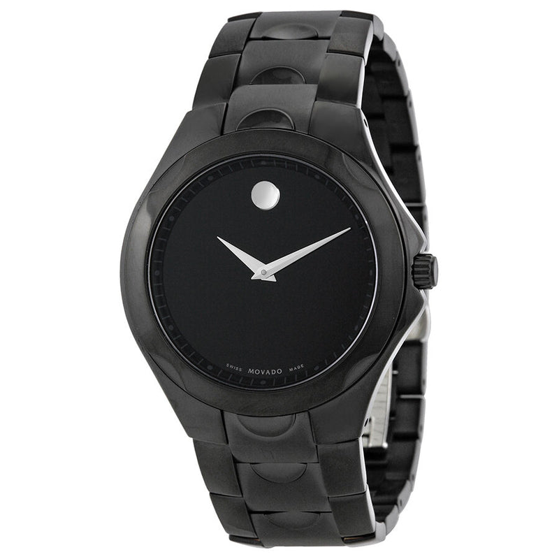 Movado Black Dial Black PVD Stainless Steel Men's Watch #0606536 - Watches of America