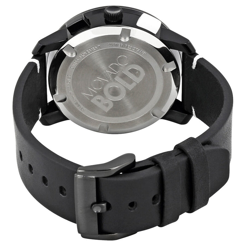 Movado Bold Black Dial Chronograph Men's Watch #3600386 - Watches of America #3
