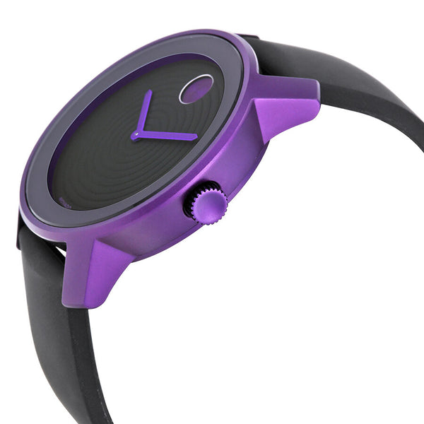 Movado Bold Black Dial Purple Aluminum Unisex Watch #3600175 - Watches of America #2