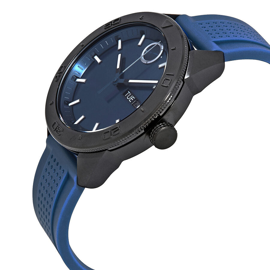 Movado Bold Blue Dial Blue Rubber Men s Watch 3600459 Watches of