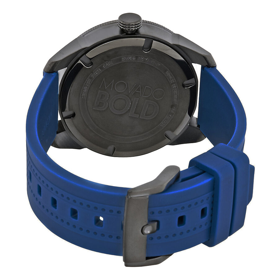 Movado bold rubber online strap