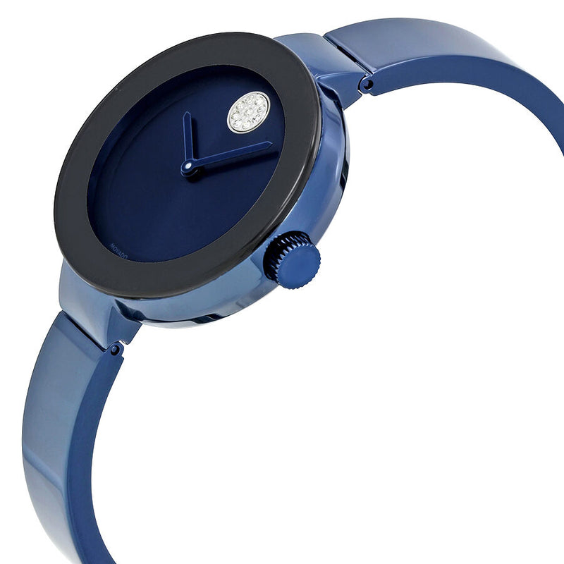 Movado Bold Blue Dial Ladies Watch #3600425 - Watches of America #2
