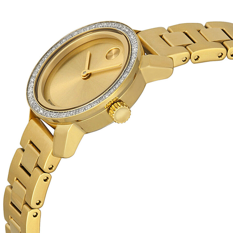 Movado Bold Champagne Dial Gold-tone Ladies Watch #3600215 - Watches of America #2