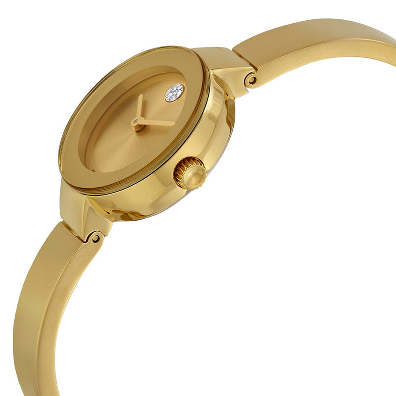 Movado Bold Yellow Gold Dial Ladies Watch #3600285 - Watches of America #2