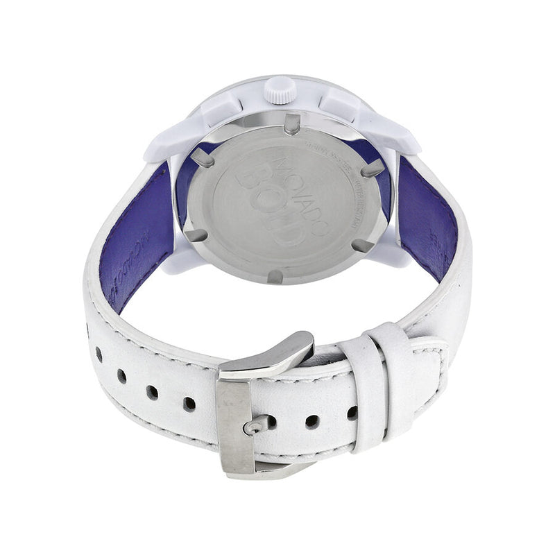 Movado Bold Chronograph All White Unisex Watch #3600025 - Watches of America #3