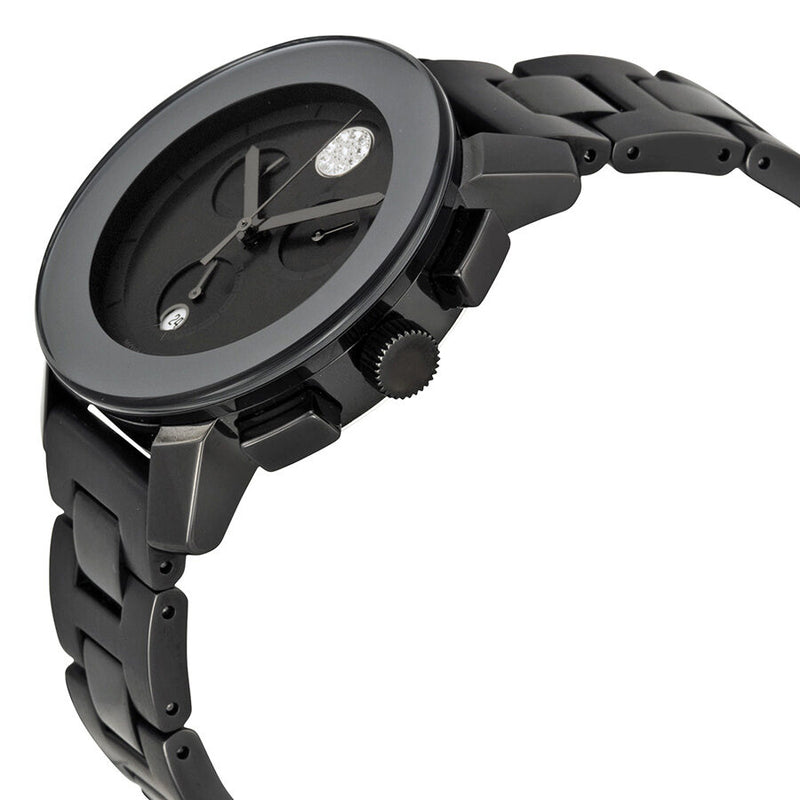Movado Bold Chronograph Grey Dial Grey Ion-plated Ladies Watch #3600143 - Watches of America #2