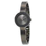 Movado Bold Crystal Marker Gunmetal-plated Bangle Ladies Watch #3600324 - Watches of America