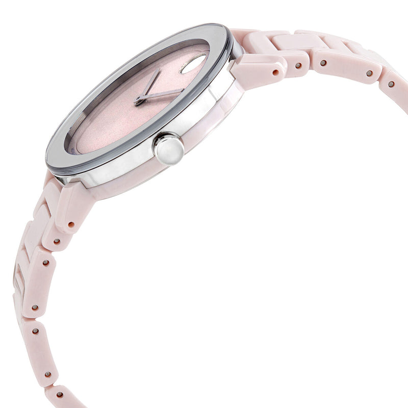 Movado BOLD Evolution Quartz Blush Dial Ladies Watch #3600709 - Watches of America #2