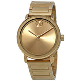Movado Bold Gold Dial Yellow Gold Ion-plated Men's Watch #3600508 - Watches of America