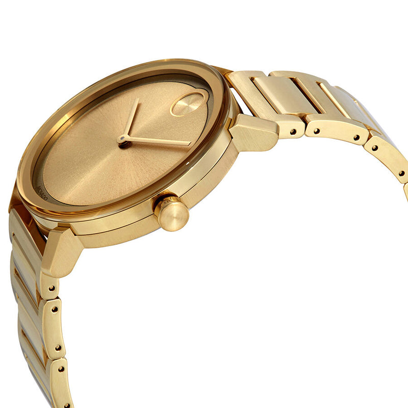 Movado Bold Gold Dial Yellow Gold Ion-plated Men's Watch #3600508 - Watches of America #2