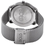 Movado Bold Grey Dial Stainless Steel Mesh Men's Watch #3600599 - Watches of America #3
