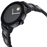 Movado Bold Mid-size Black Dial Ladies Watch #3600110 - Watches of America #2