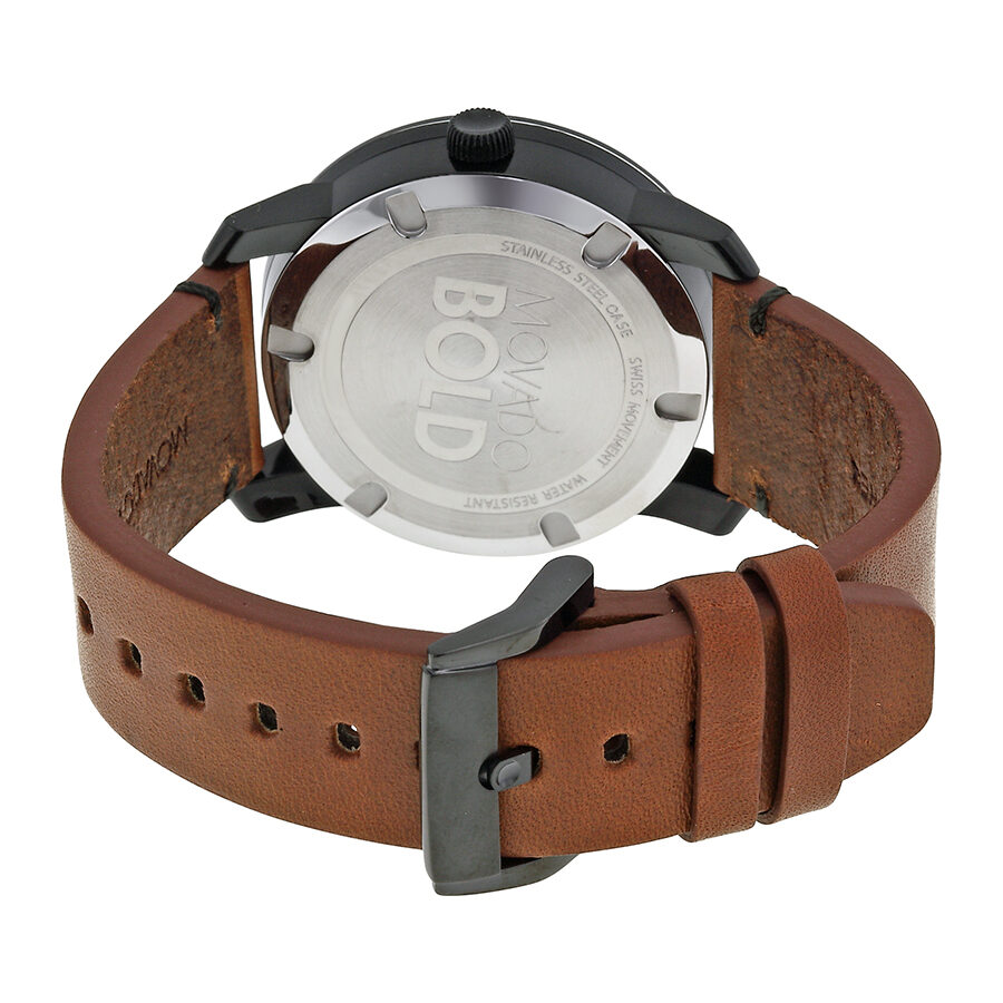 Movado Bold Quartz Brown Beige Camouflage Dial Men's Watch