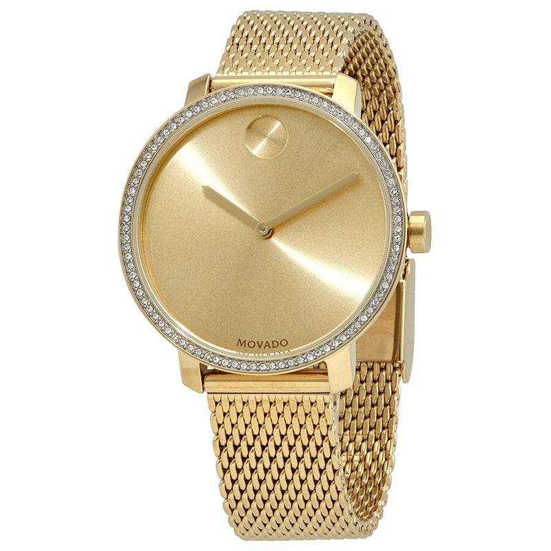 Movado Bold Shimmer Ladies Yellow Gold Watch #3600656 - Watches of America