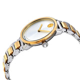 Movado Bold Quartz Silver Dial Two-tone Ladies Watch #3600519 - Watches of America #2