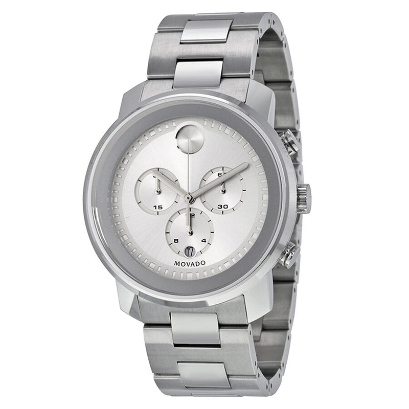 Movado Bold Silver Dial Stainless Steel Men's Watch #3600276 - Watches of America