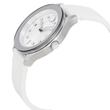 Movado Bold Silver Dial White Silicone Ladies Watch #3600419 - Watches of America #2