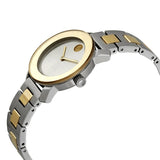 Movado Bold Silver-Tone Sunray Dial Ladies Two-Tone Watch #3600551 - Watches of America #2