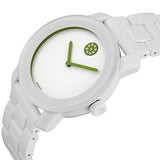 Movado Bold White Dial White Steel and Resin Bracelet Unisex Watch #3600159 - Watches of America #2