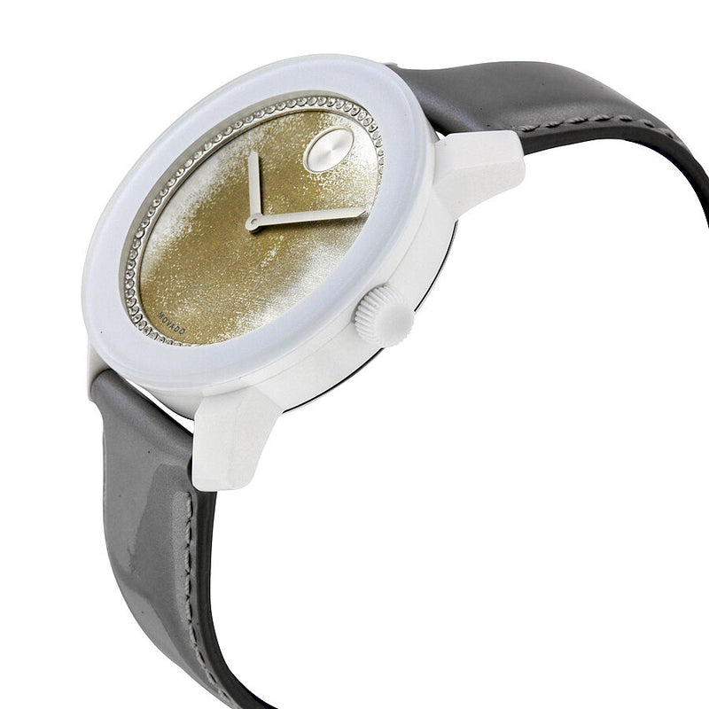 Movado Bold Yellow and Grey Watercolor Dial Ladies Watch #3600266 - Watches of America #2