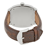 Movado Circa White Dial Brown Leather Men's Watch 606587 #0606587 - Watches of America #3