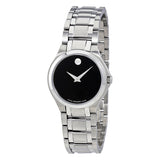 Movado Collection Black Dial Ladies Watch #0606784 - Watches of America