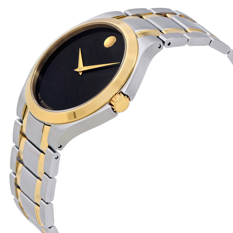 Movado Collection Black Dial Two-tone Men's Watch #0606896 - Watches of America #2