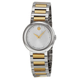Movado Concerto Two-Tone Stainless Steel Ladies Watch #0606703 - Watches of America
